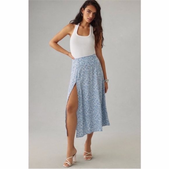 NEW Anthropologie Reformation Zoe Skirt Brooke 12 - Picture 1 of 14